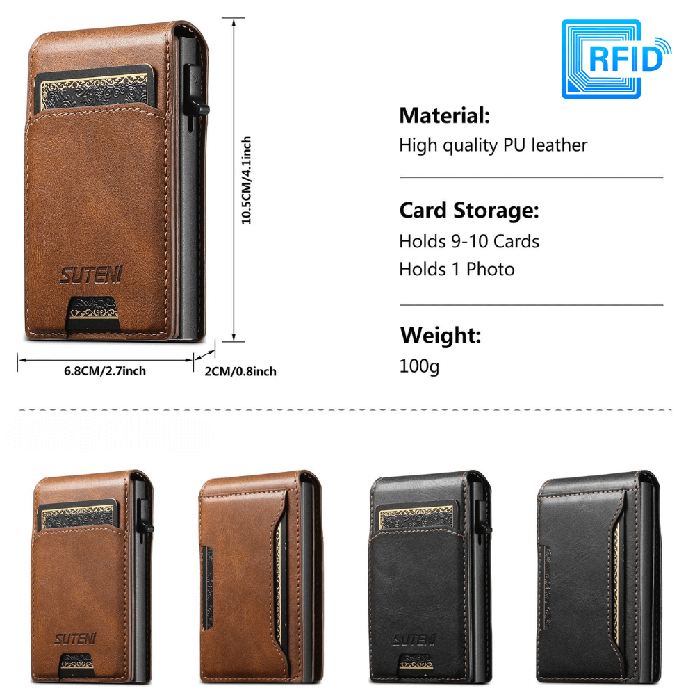 Tactical Classic™ RFID Wallet — Elegant. Tough.