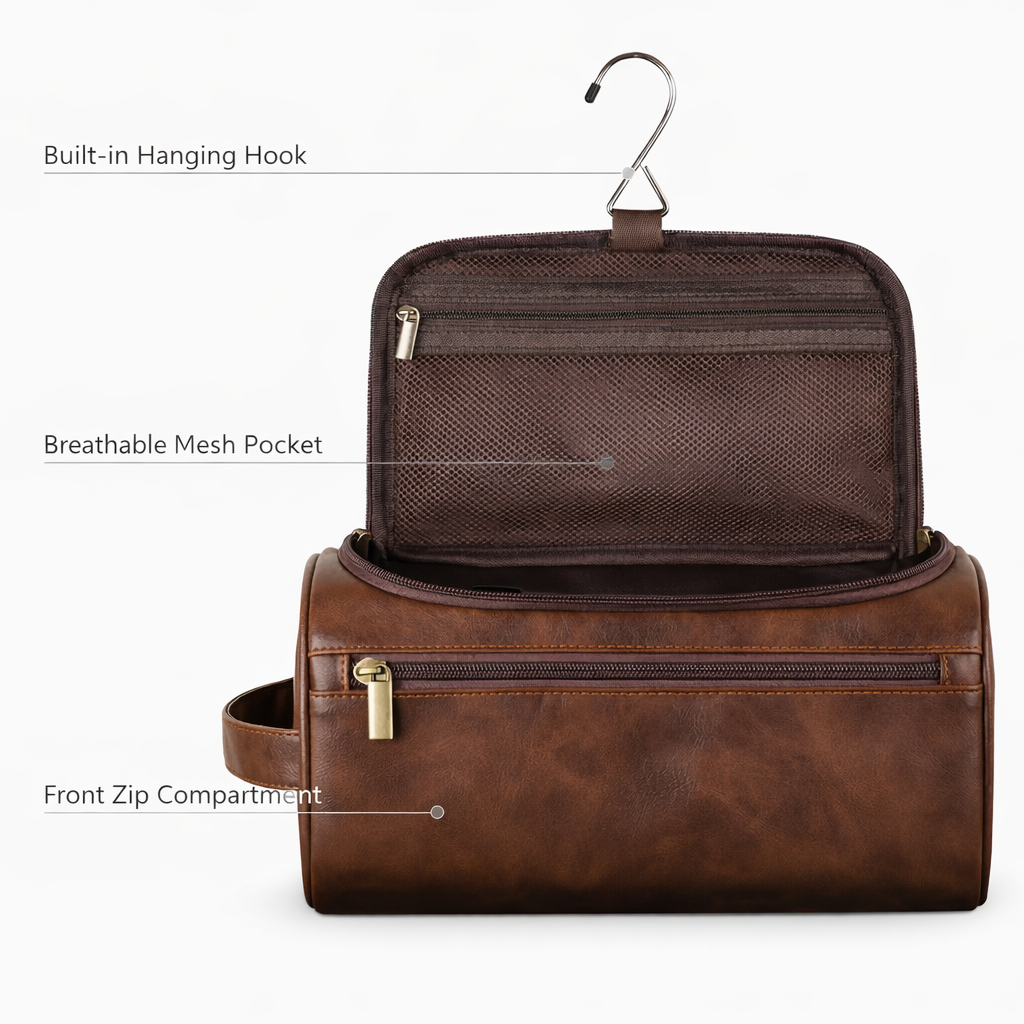 TravelSmart™ Nomad Travel Wash Bag | Premium Toiletry Organiser